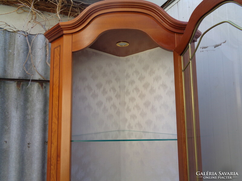 Selva inlaid corner cabinet