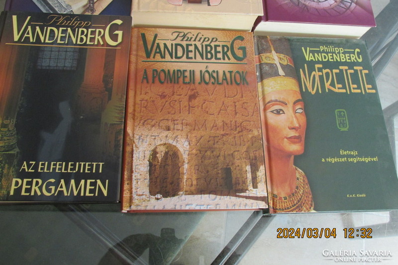 Philipp Vandenberg könyvek-6 db