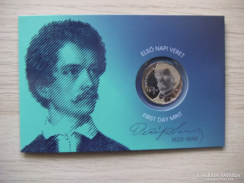 200 HUF Sándor Petőfi 2023 first-day mint in decorative packaging