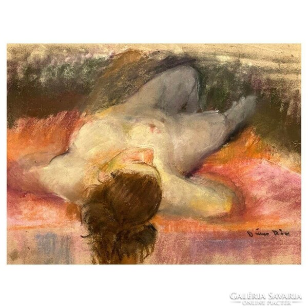Dénes Diener: reclining female nude f592