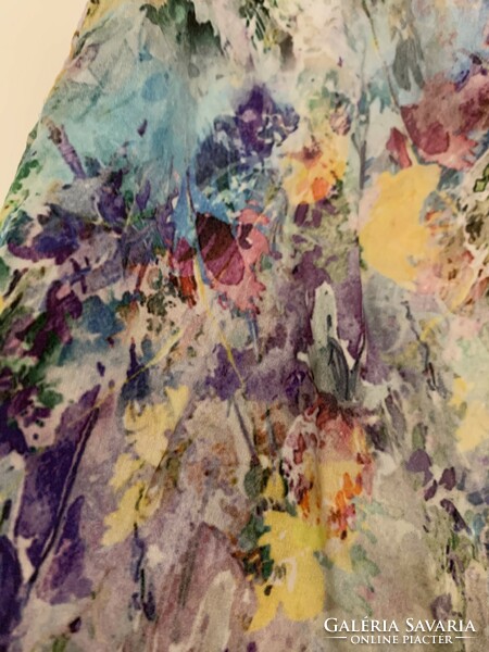 Álomszép színekben finom festményszerű festmény festményes festett virágtenger felső