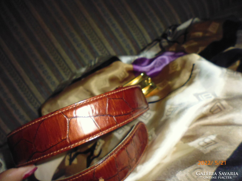 Wonderful women's premium escada genuine leather belt ..