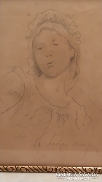 LIEZEN-MAYER SÁNDOR(1839-1898):Fiatal hölgy