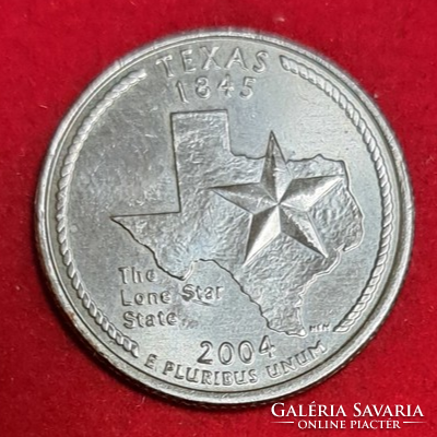 2004.  USA emlék negyed dollár (Texas) (261)