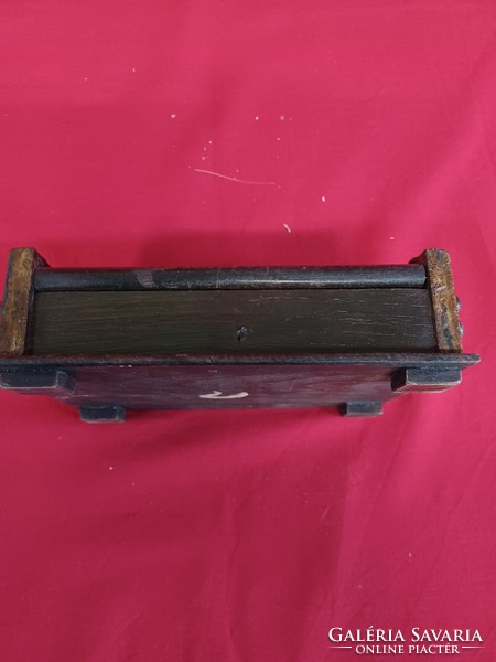 Old wooden card box/cigarette box