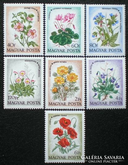 S2902-8 / 1973 flower. - Forest-field flowers stamp series postmarked