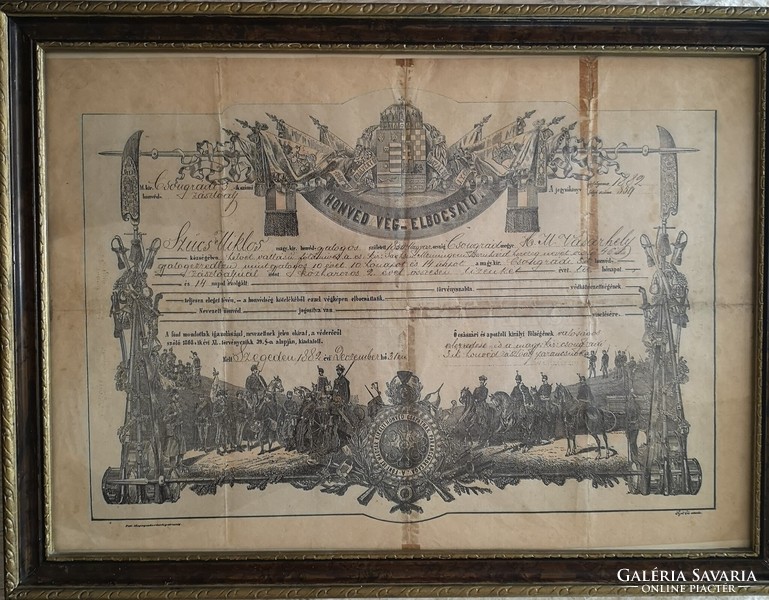140-year veteran's discharge certificate