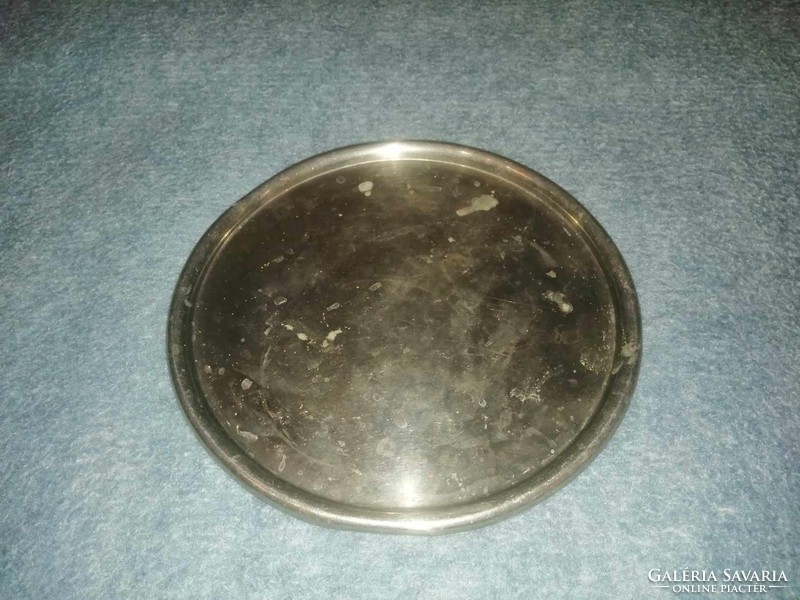 Round metal tray 23.5 cm (a7)