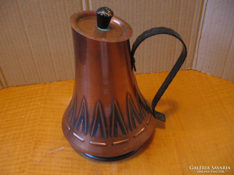 Retro copper Indian pot, jug