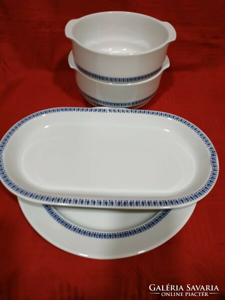 Lowland porcelains with passenger catering pattern