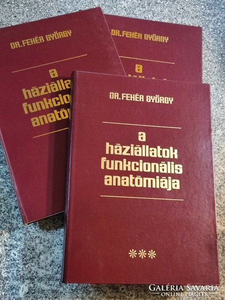 A háziállatok funkcionális anatómiája I-III. Dr. Fehér György Mezőgazdasági Kiadó, 1980