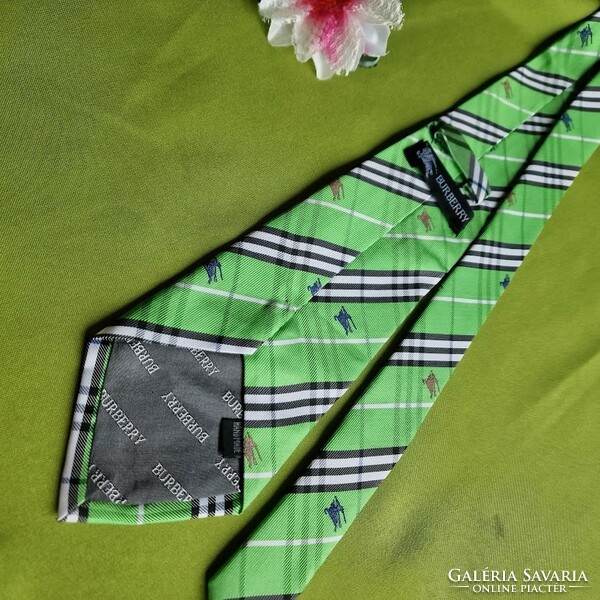 ESKÜVŐ NYK78 - Zöld alapon kockás - selyem nyakkendő