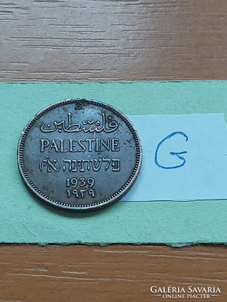 Palestine 1 mil 1939 bronze #g