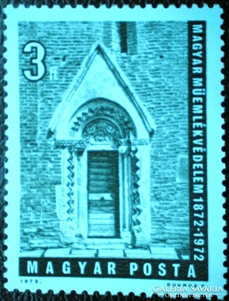 S2759 / 1972 Műemlékvédelem bélyeg postatiszta