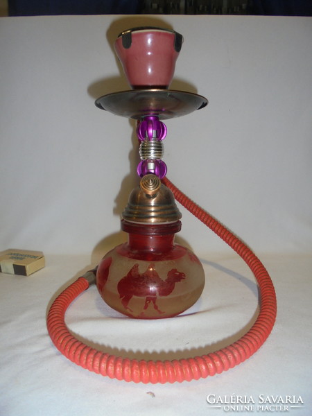 Hookah - glass with camel decor