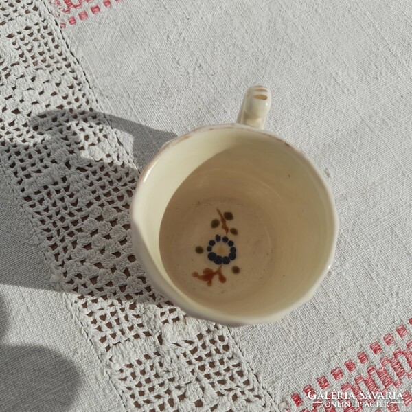 Antique Zsolnay ceramic mocha cup, xix. No. It's over