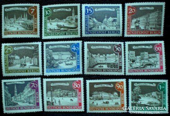 BB218-29 /  Németország - Berlin 1962 Régi Berlin bélyegsor postatiszta