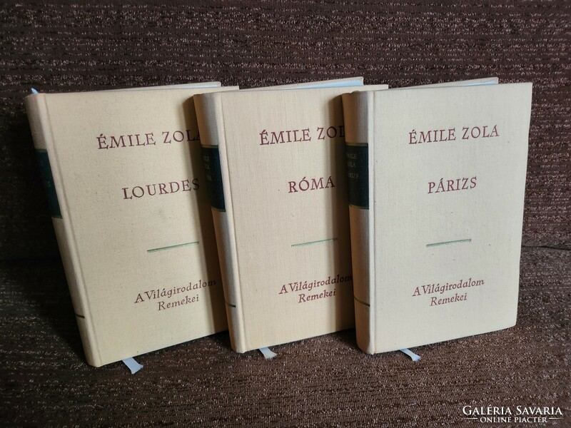 World literature masterpieces: French 14: Zola trilogy