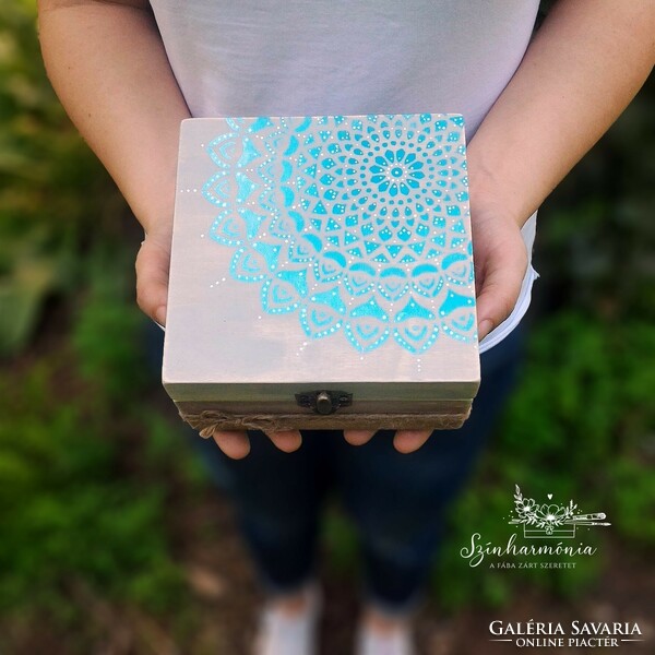 Gift box with soap - flood mandala