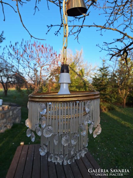 Stick crystal chandelier