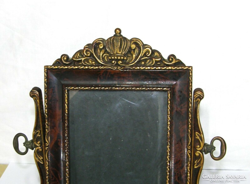 Antique wooden photo holder