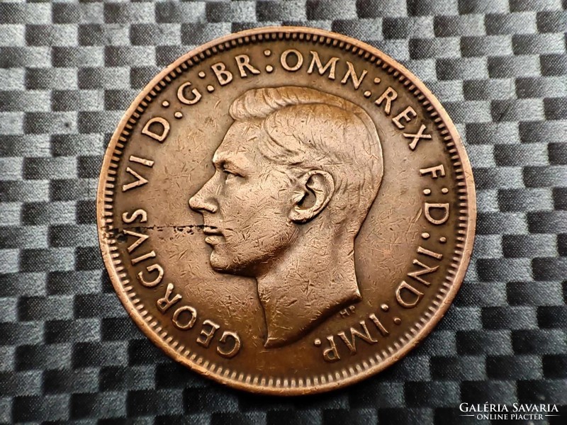 Egyesült Királyság 1 penny, 1945