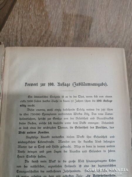 Old book Bilz: the new naturopathic treatment, 1900.