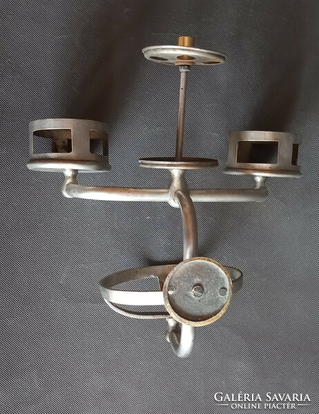 Bauhaus nikkelezett réz fürdőszobai tartó ALKUDHATÓ design