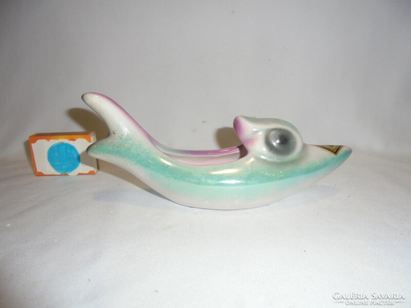 Craftsman ceramic fish bowl - luster glaze