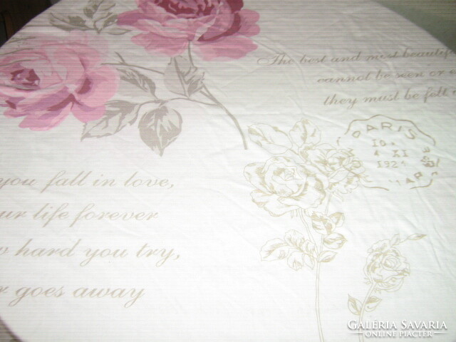 Beautiful rosy vintage style bedding