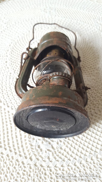 Antique German feuerhand no.75 Atom type kerosene lamp
