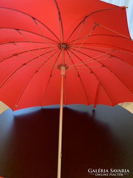 Giant red heart new umbrella