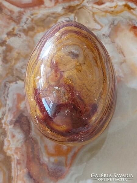 Mineral stone onyx egg f