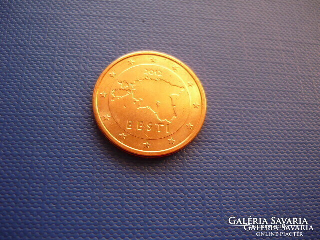 Estonia 2 euro cents 2012! Unc! Rare!