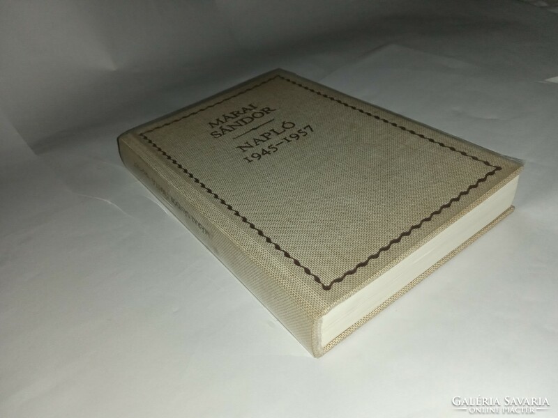 Sándor Márai - diary 1945-1957 - new, unread and flawless copy!!!