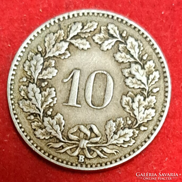1921 Switzerland 10 rappen b. (1045)