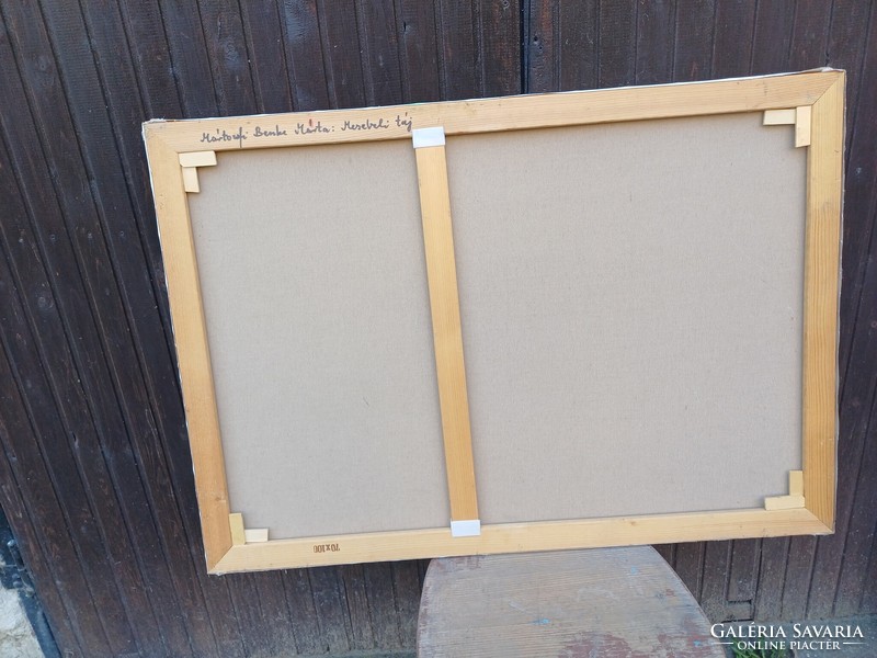 Gyönyörű Mártonfi Benke Márta olaj vászon  festménye!