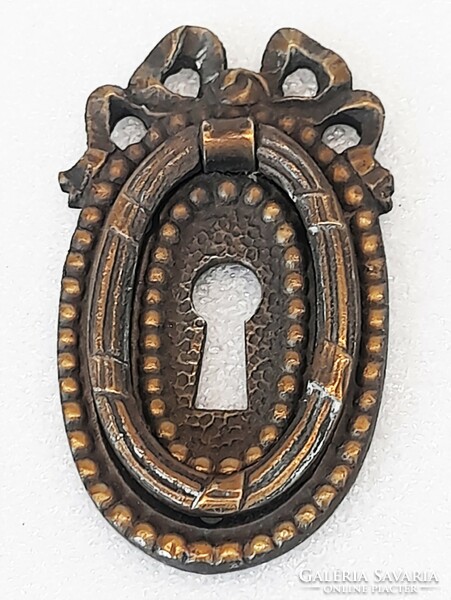 Antique copper lock tag for furniture