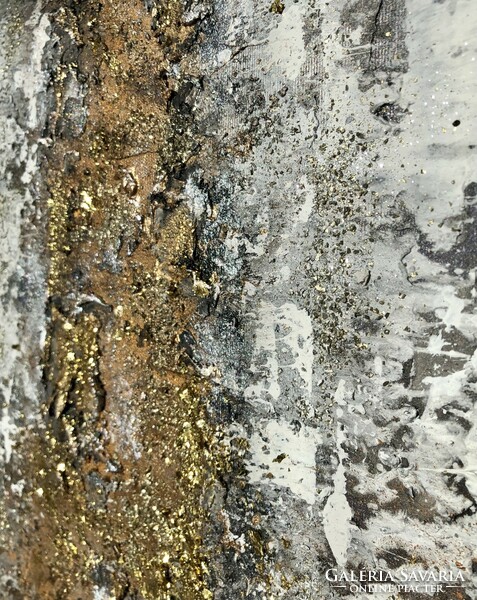 Andrea elek - mars - abstract painting - 80x160 cm