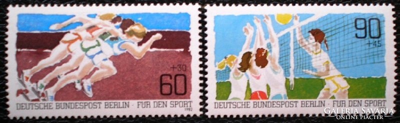 Bb664-5 / Germany - berlin 1982 sports aid stamp series postal clearance