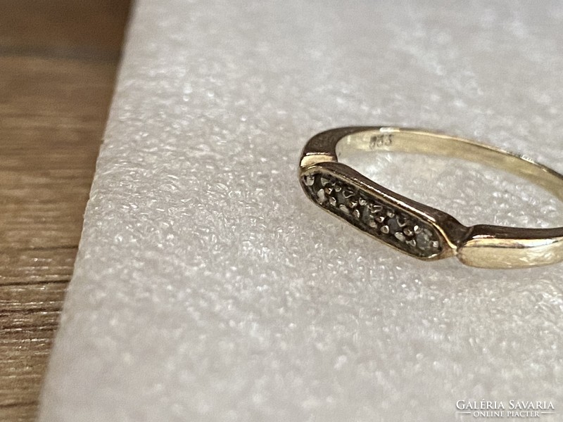 8 K - 333 fineness, small size - 51 gold ring