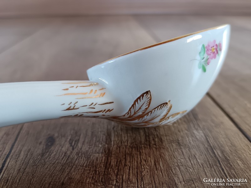 Antique Meissen porcelain spoon