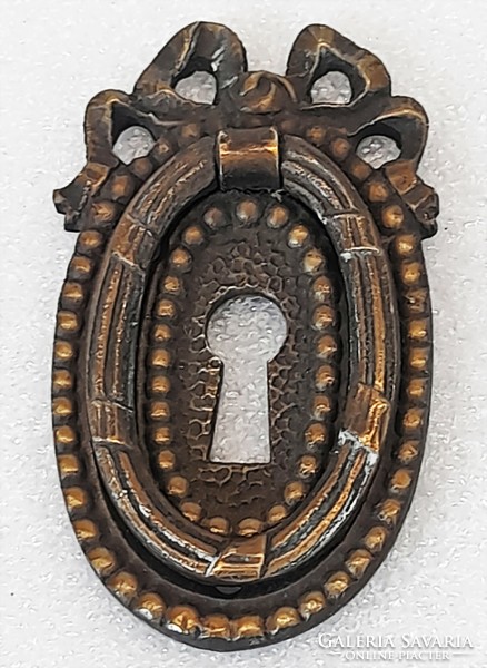 Antique copper lock tag for furniture