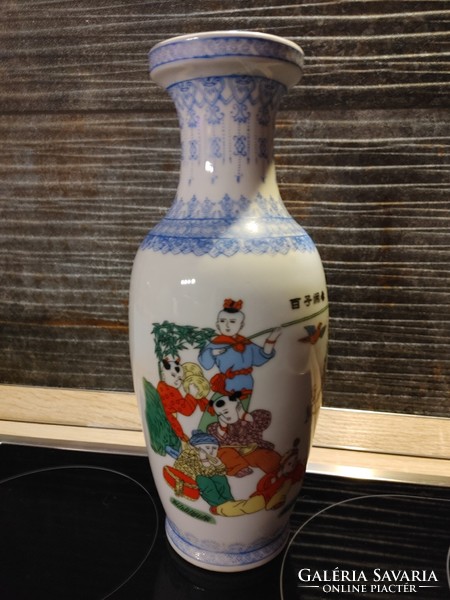 Csodaszép eredeti kínai váza  29 cm