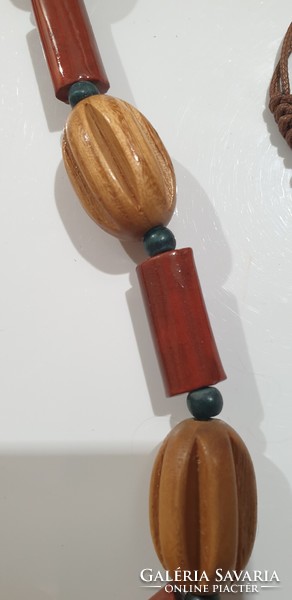 Special necklaces and bracelets - ceramic, wood, metal