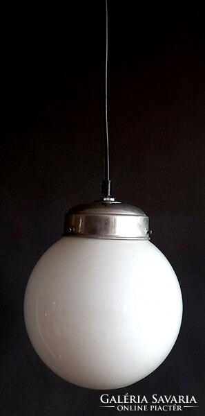Bauhaus mennyezeti gömb lámpa tejüveg búrával ALKUDHATÓ design