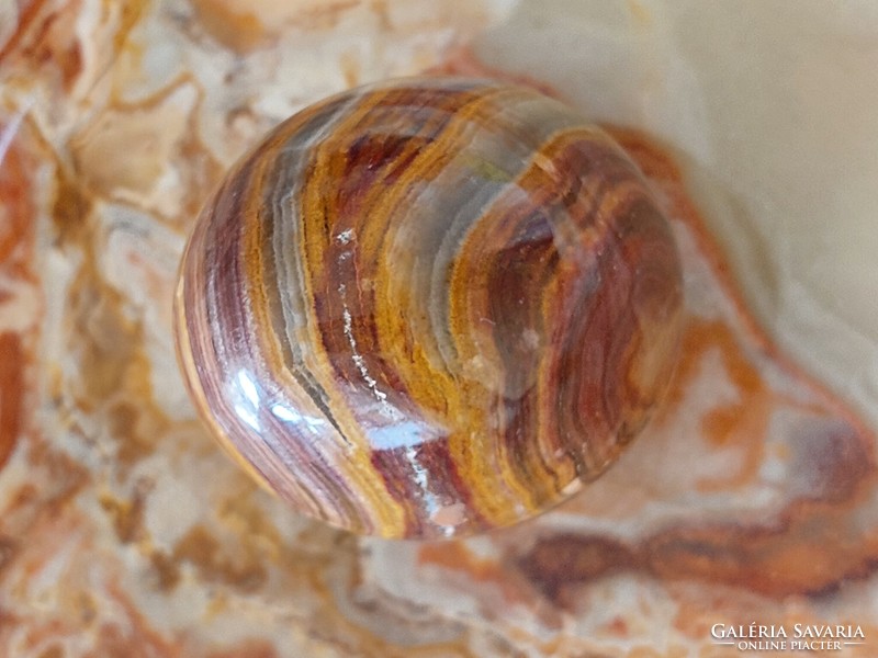 Mineral stone onyx egg f