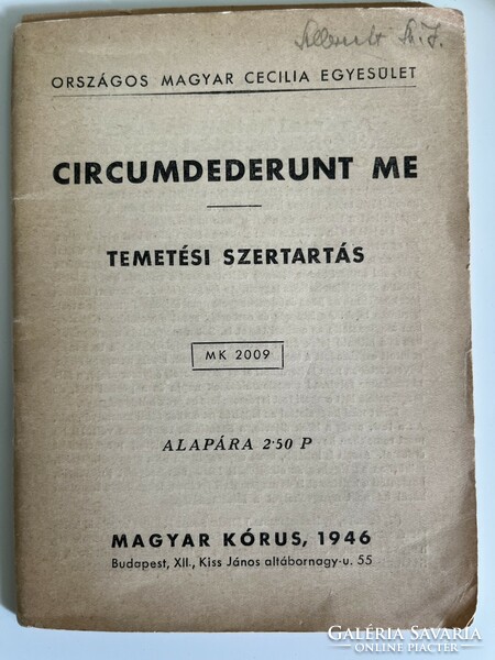 Circumdederunt me - Temetési szertartás