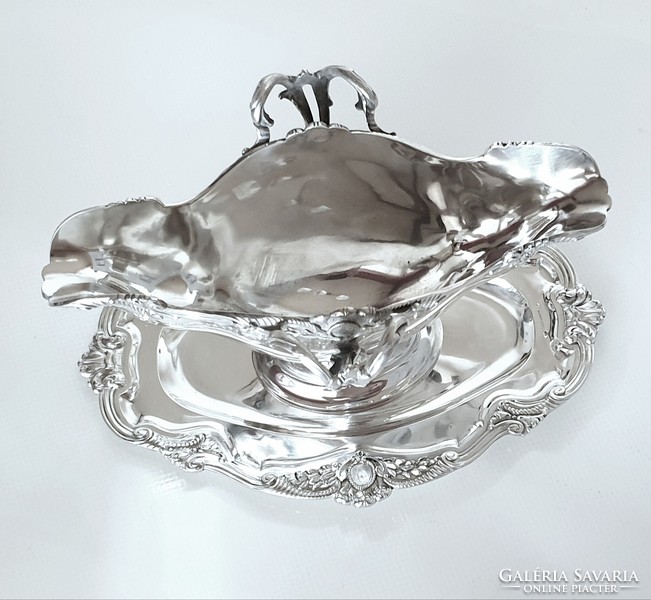 Silver bachruh sauce bowl