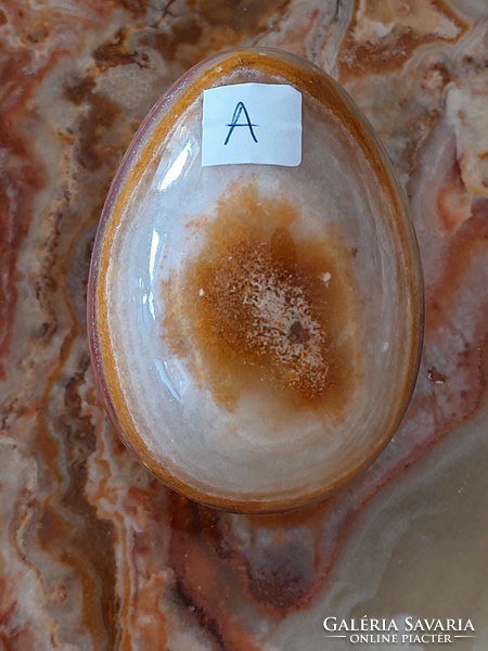 Mineral stone onyx egg a